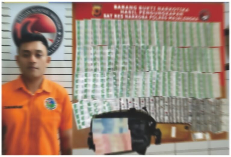 Sat Narkoba Polres Majalengka Amankan Pelaku Peredaran Obat Tanpa Izin di Talaga