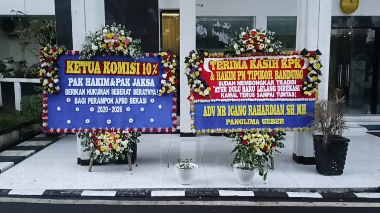 Apresiasi Mengalir untuk KPK dan PN Tipikor Bandung Atas Pengungkapan Kasus Korupsi APBD Bekasi