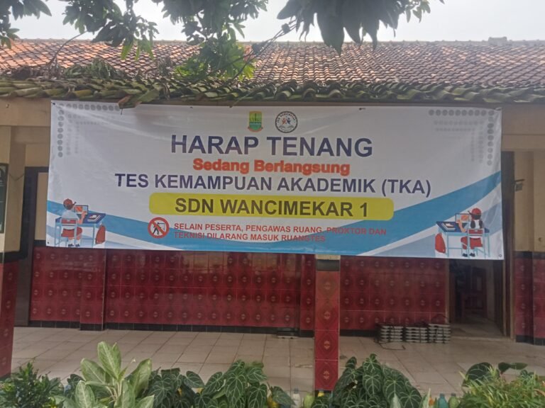 SDN Wancimekar 1 Laksanakan Tes Kemampuan Akademik, Kepala Sekolah Berikan Motivasi kepada Siswa
