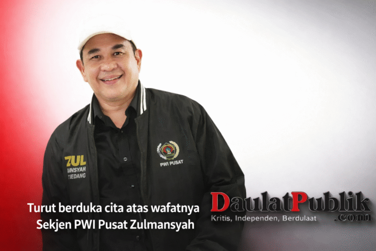 Turut Berduka, Sekjen PWI Pusat Zulmansyah Wafat