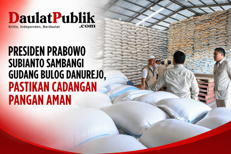 Presiden Prabowo Subianto Sambangi Gudang Bulog Danurejo, Pastikan Cadangan Pangan Aman