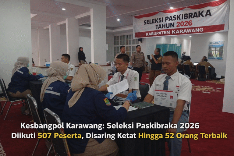 Kesbangpol Karawang: Seleksi Paskibraka 2026 Diikuti 507 Peserta, Disaring Ketat Hingga 52 Orang Terbaik