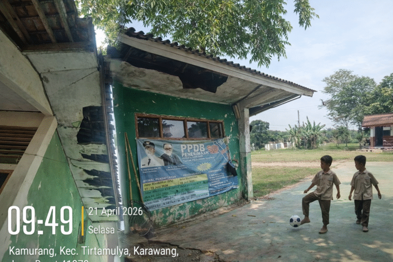 SD Negeri Kamurang 1 Butuh Penanganan Cepat dari Dinas Terkait