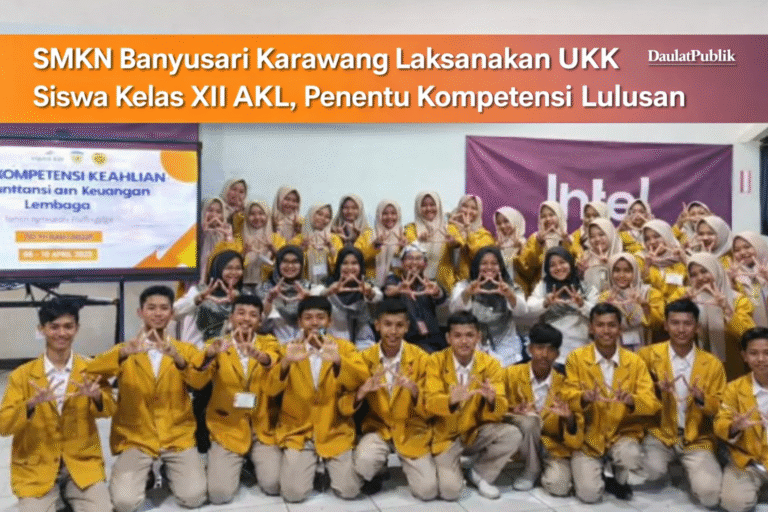 SMKN Banyusari Karawang Laksanakan UKK Siswa Kelas XII AKL, Penentu Kompetensi Lulusan