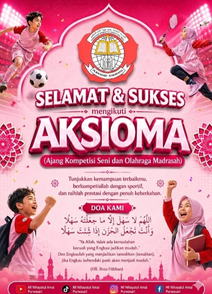 MI Nihayatul Amal Purwasari Lepas Kontingen AKSIOMA, Mohon Doa Restu Masyaraka