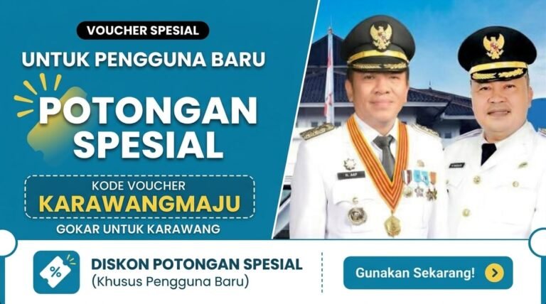 GOKAR Hadirkan Voucher Spesial Weekend, Nikmati Diskon 50 Persen dengan Kode KARAWANG MAJU