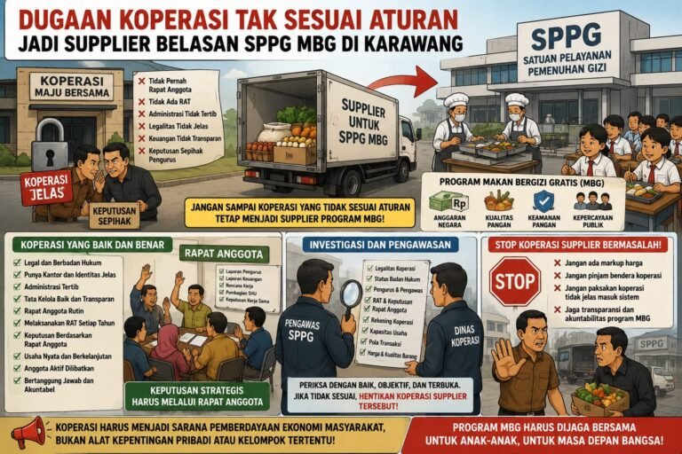 Ketua IWOI Karawang: Jangan Ada Koprasi Tak Jelas Jadi Supplier Program MBG