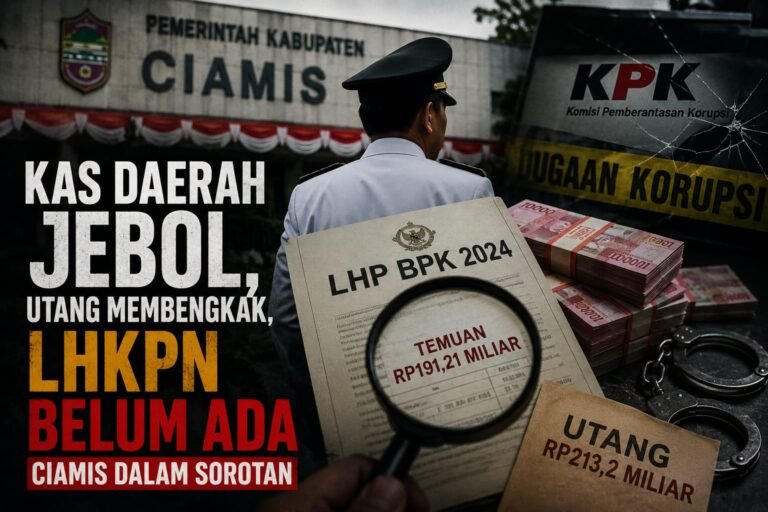 Kas Daerah Jebol, Kekayaan Bupati dan Sekda Ciamis Disorot Usai Temuan BPK