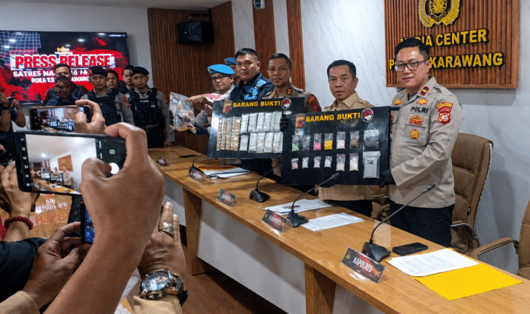 Polres Karawang Ungkap 38 Kasus Narkotika dalam Dua Bulan, Sita Lebih dari 1 Kilogram Sabu