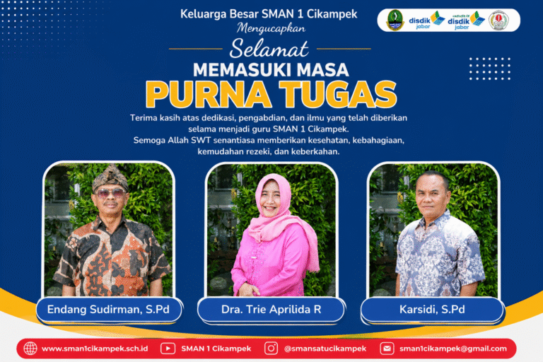 SMAN 1 Cikampek Lepas Tiga Guru Memasuki Masa Purna Tugas, Wujud Penghormatan atas Dedikasi dan Pengabdian