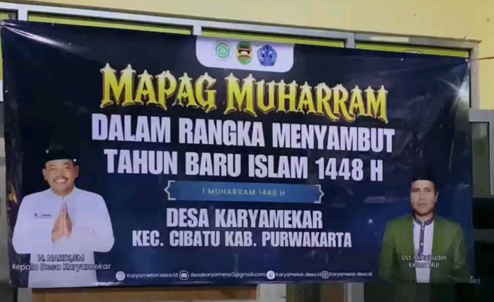 Desa Karyamekar Cibatu Gelar Mapag Muharram Sambut 1 Muharram 1448 H