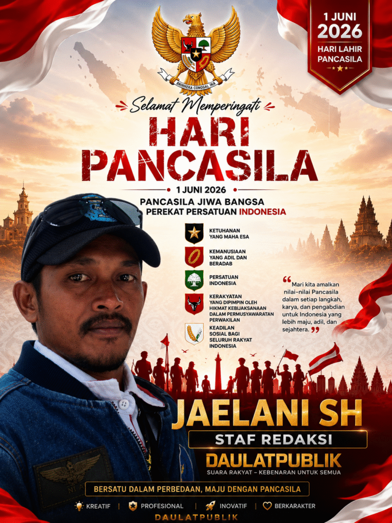 Keluarga Besar Daulatpublik Peringati Hari Lahir Pancasila 2026, Jaelani SH: Teguhkan Semangat Persatuan Bangsa