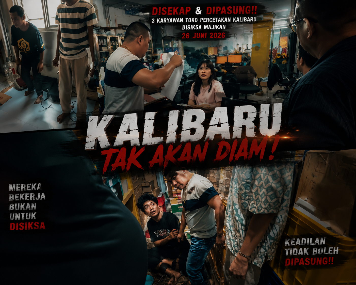 Tiga Karyawan Toko Percetakan di Kalibaru Diduga Disekap dan Disiksa Majikan