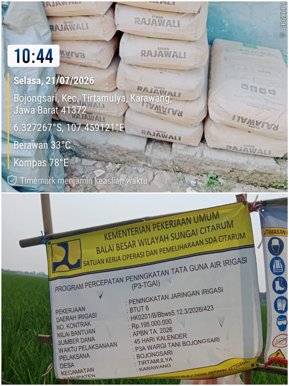 Diakui Terlibat Kepala Desa, Proyek P3-TGAI Rp 195 Juta di Desa Bojongsari soroti dugaan penyimpangan